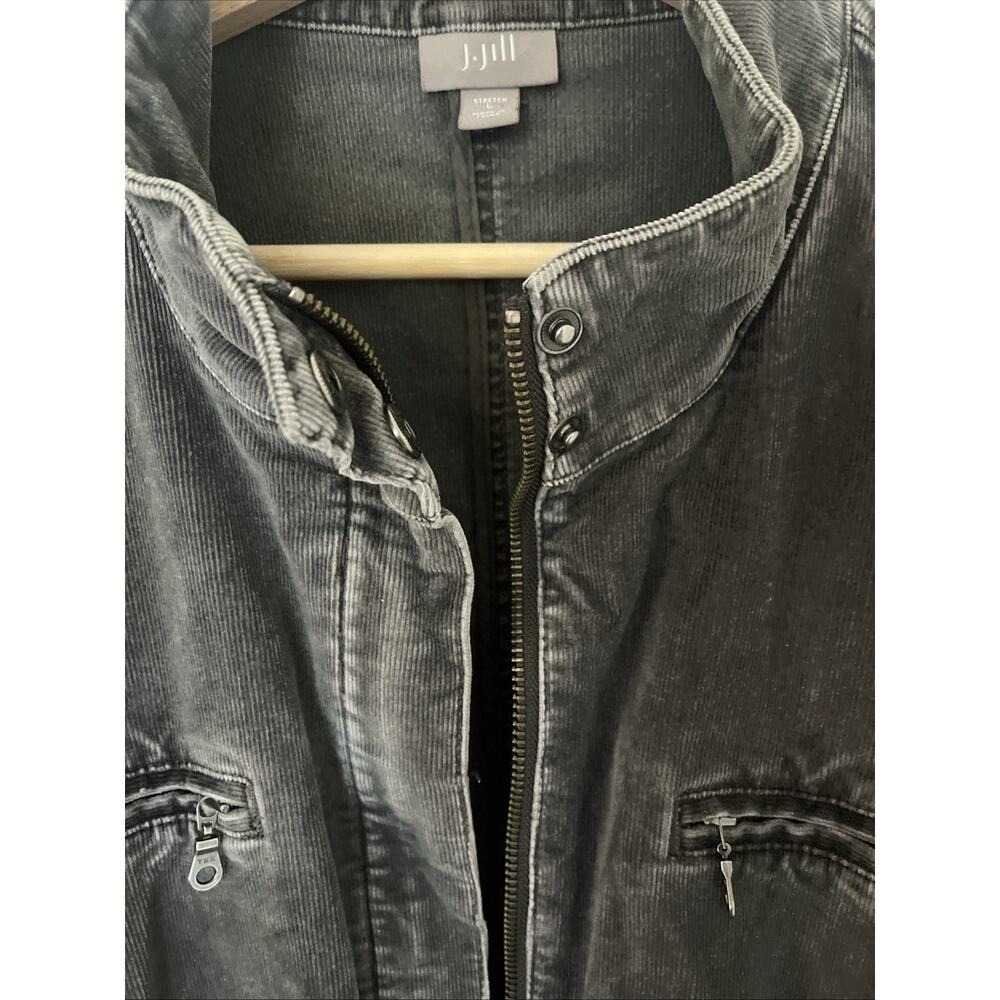 J Jill Corduroy Chore Barn Coat‎ Size Large Gray - Picture 13 of 15